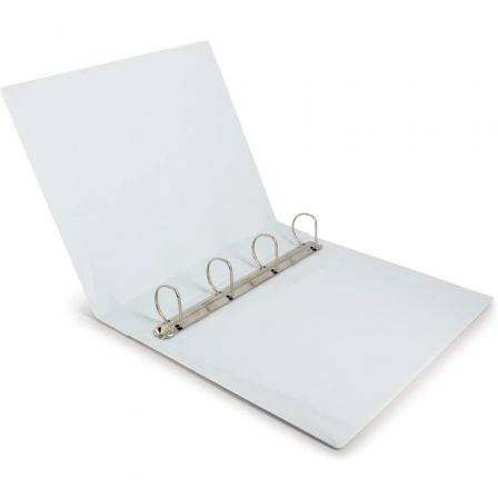 GRAFOPLAS Carpeta Canguro con Anillas Mixtas A4 Blanco 40mm GRAFOPLAS Carpeta Canguro con Anillas Mixtas A4 Blanco 40mm
